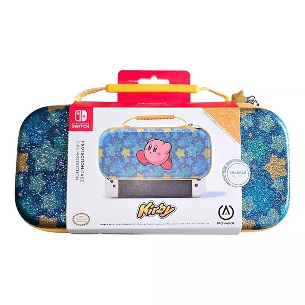 Kirby Sparkle PowerA Protection Case for Nintendo Switch and Switch Lite Storage